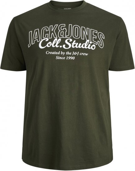 Jack & Jones Makoto T-shirt Green - Magliette - Magliette Uomo Taglie Forti