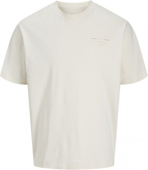 Jack & Jones Urban Edge Studio T-shirt White - Magliette - Magliette Uomo Taglie Forti