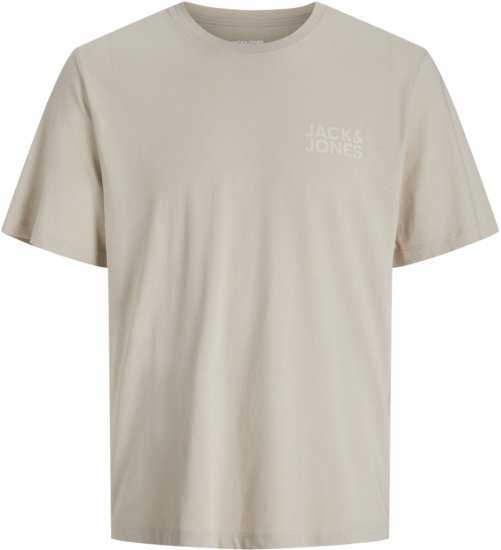 Jack & Jones CORP Logo T-shirt Grey - Magliette - Magliette Uomo Taglie Forti