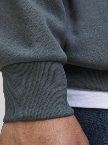 Jack & Jones 2 COL LOGO Hoodie Grey - Felpe & felpe con cappuccio - Felpe & Felpe con Cappuccio Uomo Taglie Forti