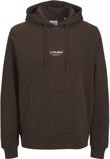 Jack & Jones Soho Hoodie Brown - Felpe & felpe con cappuccio - Felpe & Felpe con Cappuccio Uomo Taglie Forti
