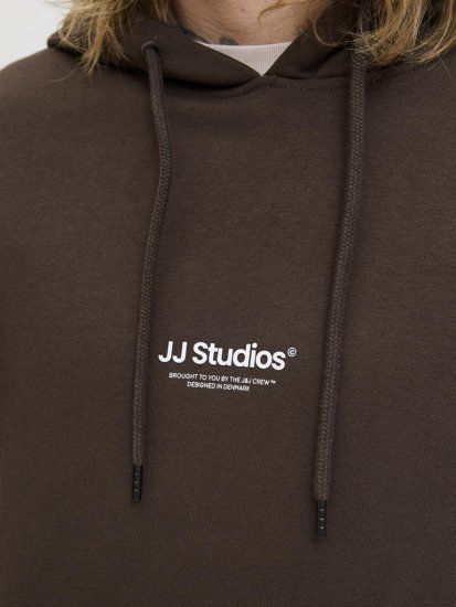 Jack & Jones Soho Hoodie Brown - Felpe & felpe con cappuccio - Felpe & Felpe con Cappuccio Uomo Taglie Forti