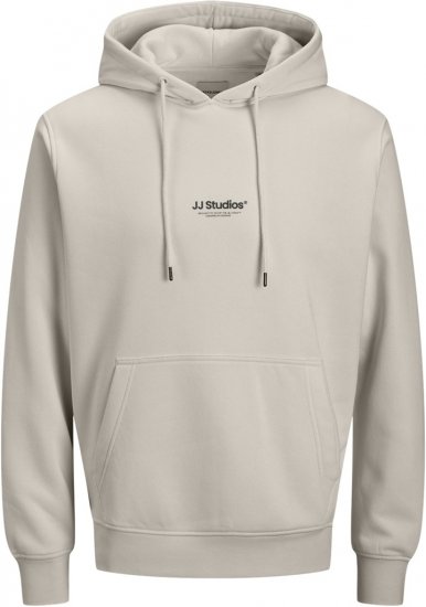 Jack & Jones Soho Hoodie Grey - Felpe & felpe con cappuccio - Felpe & Felpe con Cappuccio Uomo Taglie Forti