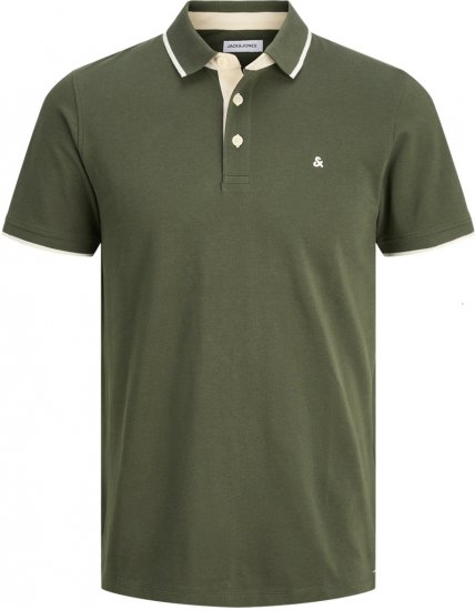 Jack & Jones Paulos Polo Short Sleeve Green - Polo - Polo Uomo Taglie Forti