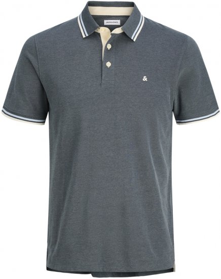 Jack & Jones Paulos Polo Short Sleeve Stormy Weather - Polo - Polo Uomo Taglie Forti