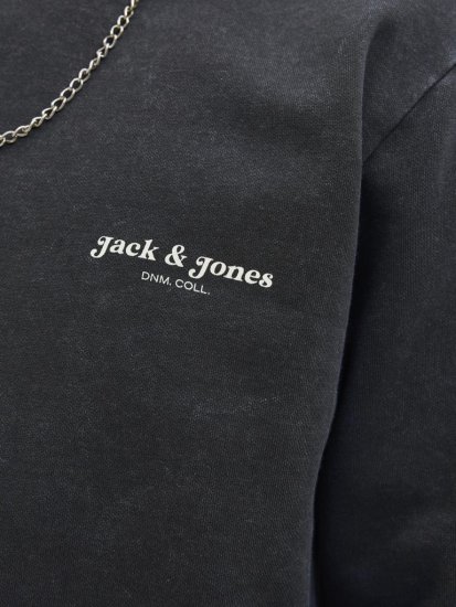 Jack & Jones Dover Sweatshirt Black - Felpe & felpe con cappuccio - Felpe & Felpe con Cappuccio Uomo Taglie Forti