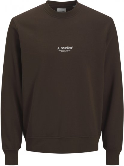 Jack & Jones Soho Sweatshirt Brown - Felpe & felpe con cappuccio - Felpe & Felpe con Cappuccio Uomo Taglie Forti