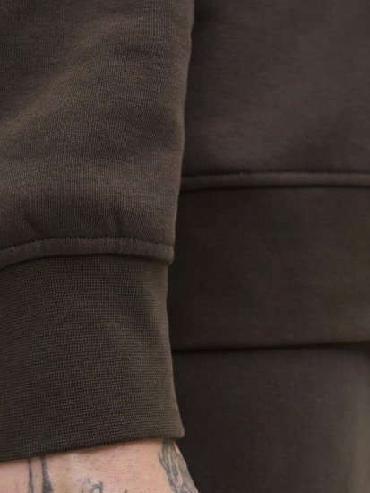 Jack & Jones Soho Sweatshirt Brown - Felpe & felpe con cappuccio - Felpe & Felpe con Cappuccio Uomo Taglie Forti