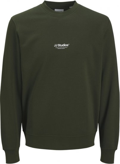 Jack & Jones Soho Sweatshirt Green - Felpe & felpe con cappuccio - Felpe & Felpe con Cappuccio Uomo Taglie Forti
