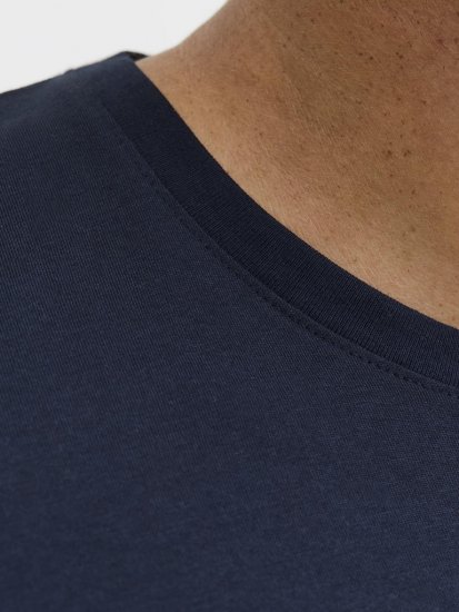 Jack & Jones Logo 2COL T-Shirt Blue - Magliette - Magliette Uomo Taglie Forti