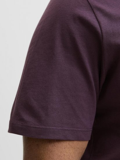 Jack & Jones Logo 2COL T-shirt Purple - Magliette - Magliette Uomo Taglie Forti