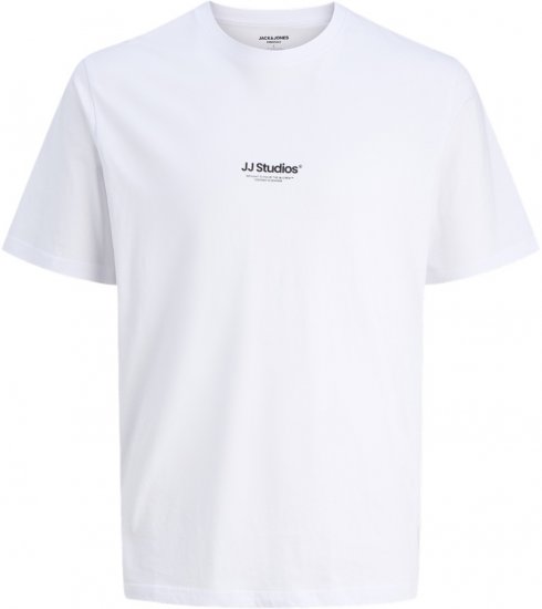 Jack & Jones Soho T-Shirt White - Magliette - Magliette Uomo Taglie Forti