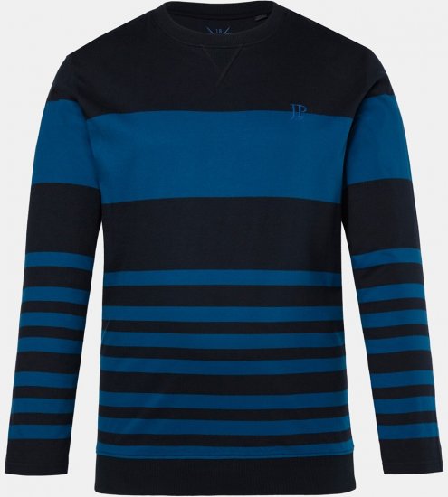 JP1880 Pyjamas Two-piece Long Sleeve with Stripes Blue - Intimo & costumi da bagno - Intimo Taglie Forti Uomo