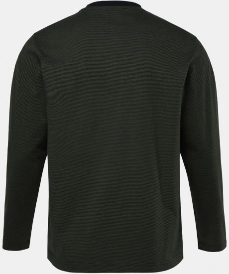 JP1880 Pyjamas Two-piece Striped Dark Green - Intimo & costumi da bagno - Intimo Taglie Forti Uomo