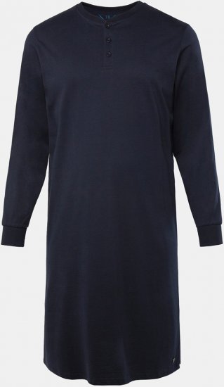 JP1880 Henley Long Sleeved Night Dress Navy - Intimo & Costumi da bagno - Intimo Taglie Forti Uomo