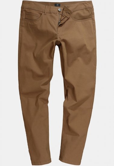 JP1880 Twill Trousers Belly Fit 5-Pocket Brown - Jeans & pantaloni - Jeans & Pantaloni Uomo Taglie Forti