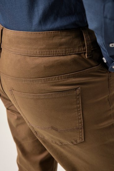 JP1880 Twill Trousers Belly Fit 5-Pocket Brown - Jeans & pantaloni - Jeans & Pantaloni Uomo Taglie Forti