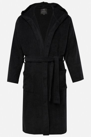 JP1880 Bathrobe Terry Black - Intimo & costumi da bagno - Intimo Taglie Forti Uomo