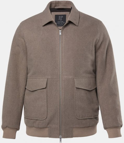 JP1880 Blouson Jacket Lightweight and Warm Brown - Giubbotti - Giubbotti Uomo Taglie Forti