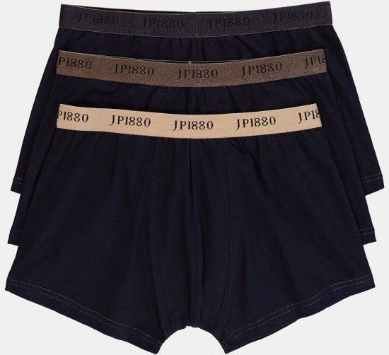 JP1880 FLEXNAMIC OEKO-TEX Boxer Shorts 3-Pack Dark Navy - Intimo & costumi da bagno - Intimo Taglie Forti Uomo