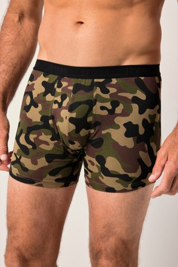 JP1880 FLEXNAMIC OEKO-TEX Boxer Shorts 2-Pack Green - Intimo & costumi da bagno - Intimo Taglie Forti Uomo