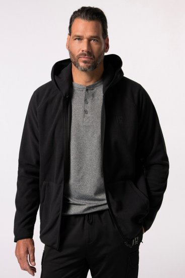 JAY-PI Ultra-light Fleece Jacket Black - Felpe & felpe con cappuccio - Felpe & Felpe con Cappuccio Uomo Taglie Forti