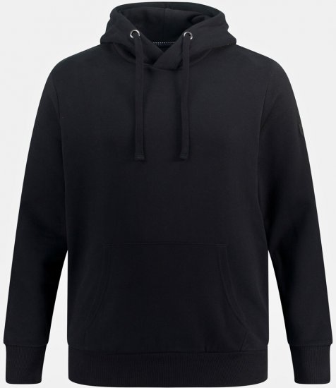 JAY-PI Hoodie with Soft Brushed Interior Black - Felpe & felpe con cappuccio - Felpe & Felpe con Cappuccio Uomo Taglie Forti