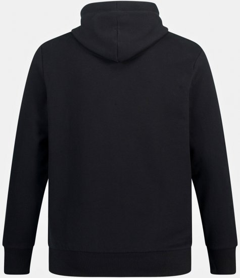 JAY-PI Hoodie with Soft Brushed Interior Black - Felpe & felpe con cappuccio - Felpe & Felpe con Cappuccio Uomo Taglie Forti