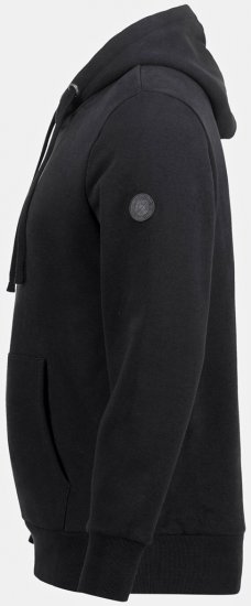 JAY-PI Hoodie with Soft Brushed Interior Black - Felpe & felpe con cappuccio - Felpe & Felpe con Cappuccio Uomo Taglie Forti