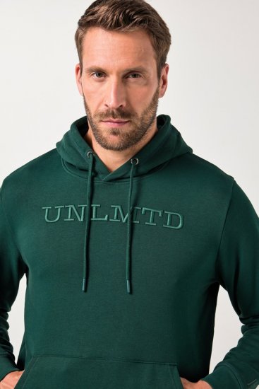 JAY-PI Hoodie UNLMTD Green - Felpe & felpe con cappuccio - Felpe & Felpe con Cappuccio Uomo Taglie Forti