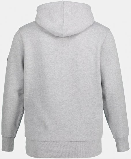 JAY-PI Hoodie with Soft Brushed Interior Grey - Felpe & felpe con cappuccio - Felpe & Felpe con Cappuccio Uomo Taglie Forti