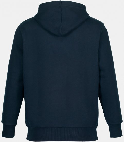 JAY-PI Hoodie with Soft Brushed Interior Navy - Felpe & felpe con cappuccio - Felpe & Felpe con Cappuccio Uomo Taglie Forti
