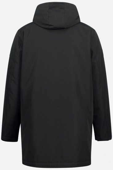 JP1880 Warm Parka with Wind Cuffs Black - Giubbotti - Giubbotti Uomo Taglie Forti