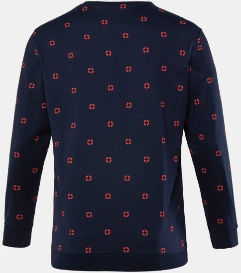 JP1880 Two-piece Pyjamas Long Sleeve and Long Trousers Navy - Intimo & costumi da bagno - Intimo Taglie Forti Uomo