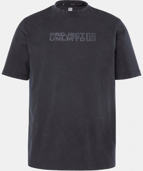 JAY-PI Flexnamic Vintage T-Shirt Black - Magliette - Magliette Uomo Taglie Forti