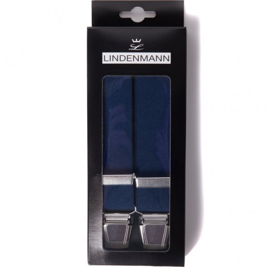 JP1880 Suspenders X-Shape Navy - Tutti i modelli - Taglie Forti Uomo 2XL-14XL