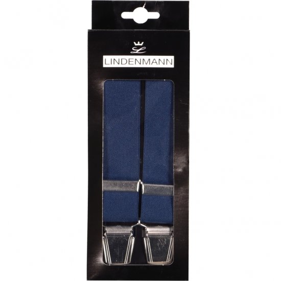 JP1880 Suspenders X-Shape Navy - Tutti i modelli - Taglie Forti Uomo 2XL-14XL