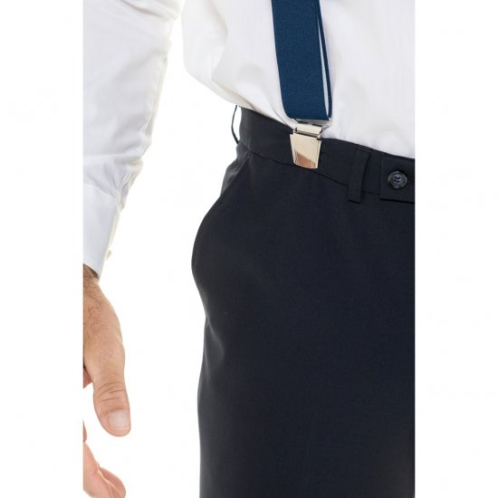 JP1880 Suspenders X-Shape Navy - Tutti i modelli - Taglie Forti Uomo 2XL-14XL