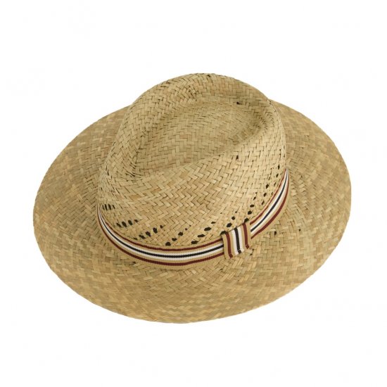 JP1880 Straw Hat Woven Yellow - Accessori - 