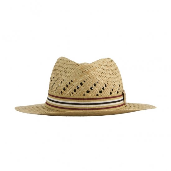 JP1880 Straw Hat Woven Yellow - Accessori - 