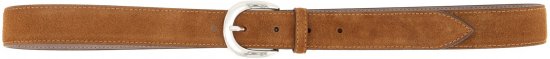 Ulla Popken Suede Thin Belt Brown - Cinture donna - 