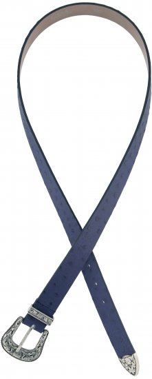 Ulla Popken Classic Belt Blue - Cinture donna - 