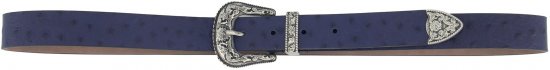 Ulla Popken Classic Belt Blue - Cinture donna - 
