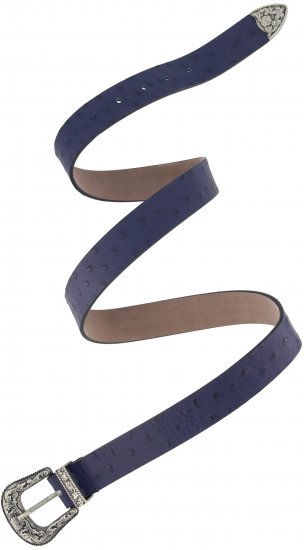 Ulla Popken Classic Belt Blue - Cinture donna - 