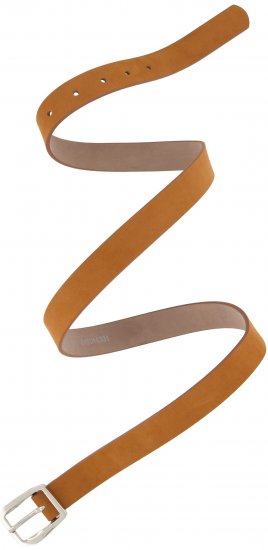 Ulla Popken Soft Suede Belt Brown - Cinture donna – taglie forti - 