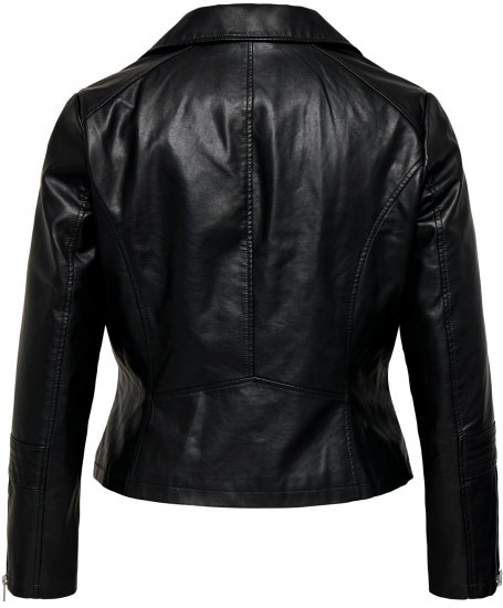 Only Carmakoma Emmy Biker Jacket Black - Giacche in pelle - 