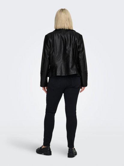 Only Carmakoma Emmy Biker Jacket Black - Giacche in pelle - 