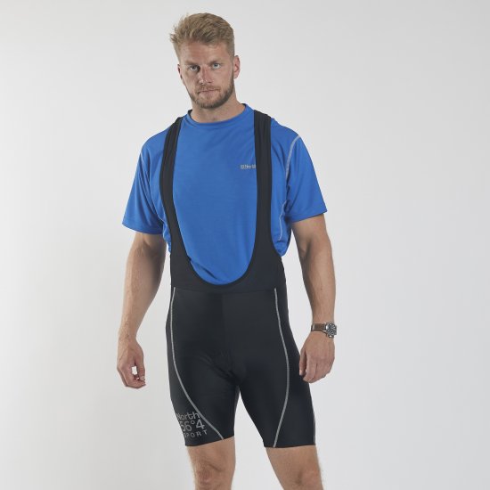 North Latitude Bike Shorts With Suspenders Black TALL - Abbigliamento sportivo & Outdoor - Abbigliamento Sportivo Uomo Taglie Forti