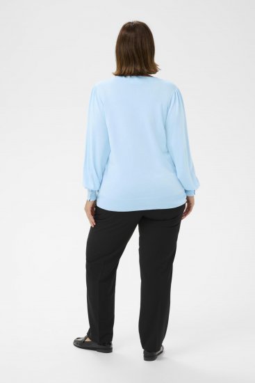 Kaffe Curve Lizzy Maglione a maniche lunghe Blu - Pullover e cardigan - 