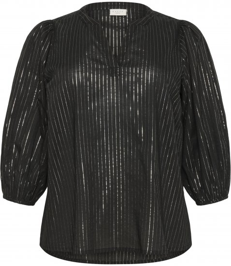 Kaffe Curve Luisa Blouse Black Deep - Camicette - 